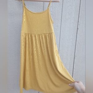 Wild Fable Yellow Babydoll Mini Dress